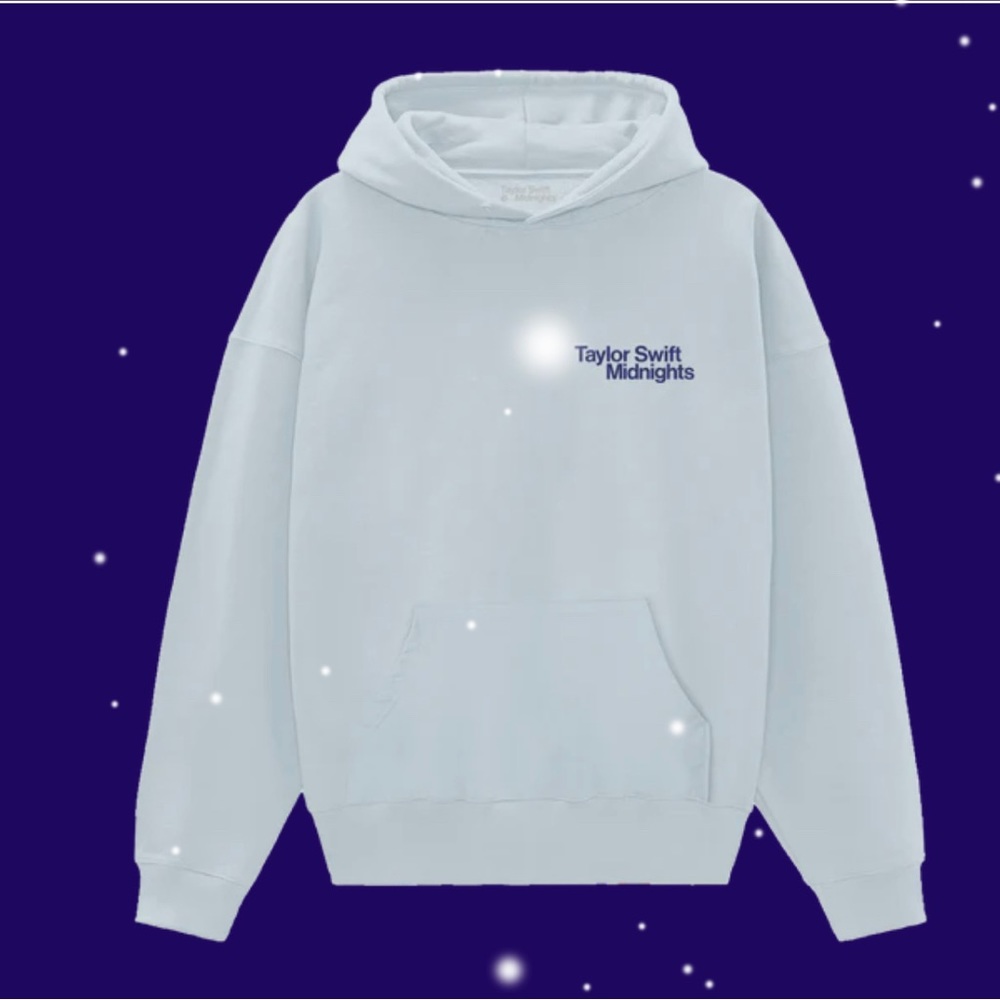 Taylor Swift Midnights Blue Hoodie -BRAND NEW - size M